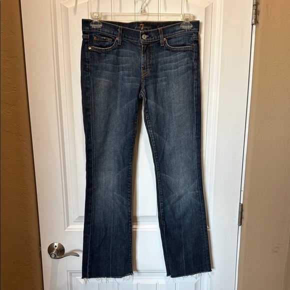 Women’s Seven7 For All Man Kind blue jeans. Size 28. - Picture 1 of 8